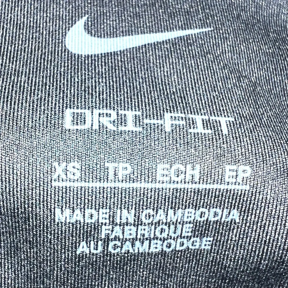 Nike Dri-FIT sz XS black & White logo check print Club Performance Tennis skort